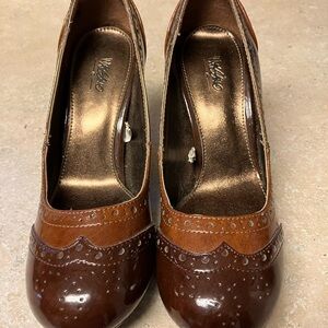 Massimo Saddle Brown Heels